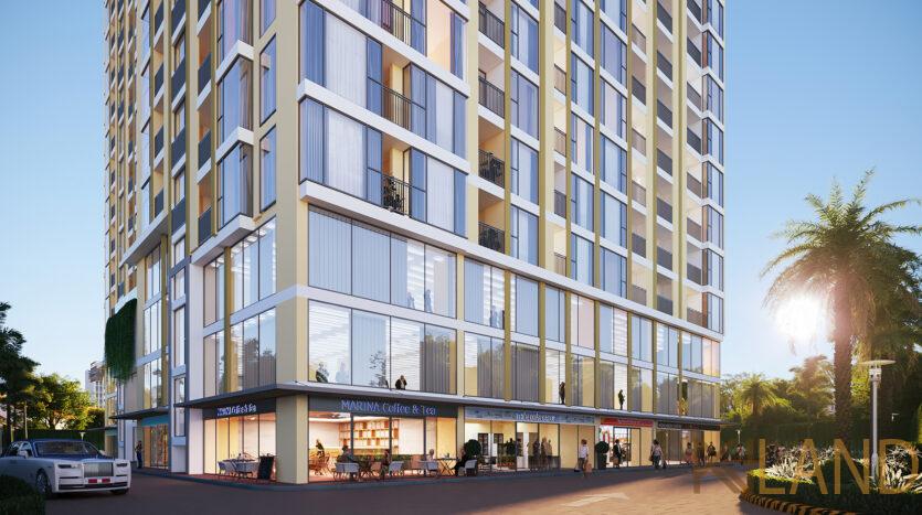 Trang chủ 2 Shophouse trệt 2 lầu 169,3m2 Chung Cư Thiên Quân Marina Plaza ( kế góc, đối diện Trung Tâm Thương Mại 5 tầng )