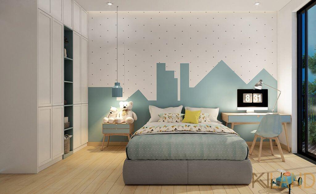 Mẫu biệt thự 3 tầng mặt tiền rộng 20m hiện đại đầy sang chảnh 19 biet thu 3 tang mat tien rong 20m 17