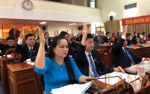 dai bieu hdnd can tho bieu quyet khoanamland