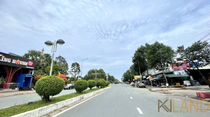 Nền GÓC 822m2 mặt tiền đường Nguyễn Văn Cừ khu biệt thự Cồn Khương khoanamland4
