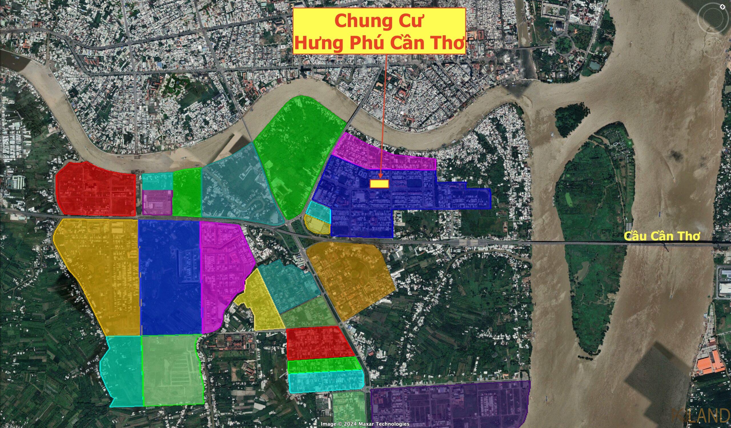 vị trí chung cư hưng phú cần thơ1